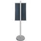 Sign stand with stable base
