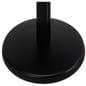 Sign display with round black base