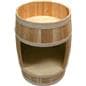 Covered Cedar Barrel