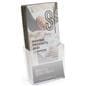 Plastic Brochure Holder with Low Front Pocket