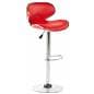 Red Bar Stool Rotates 360 Degrees