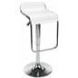 Hydraulic Bar Stool, Faux Leather & Metal