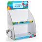 Corrugated 2-tier custom cardboard tabletop display stand