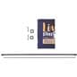 Cafe barrier sign with clips, rings, top and bottom graphic beams