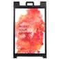 Black snap open a-frame sidewalk sign with 24x36 graphic insert 