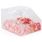 Acrylic candy bin with a crystal clear finish for easy visibility