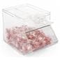 Plastic Candy Jar with Angled Front