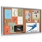 enclosed bulletin board