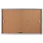 enclosed bulletin board