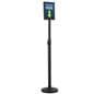 Extra tall stanchion sign with steel frame