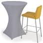 Stretch fabric contours bar height spandex table cover