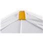 Bar height spandex table cover with elastic hemmed stitching 