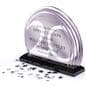 Custom printed acrylic half moon business trophy