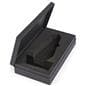 Acrylic rectangle teardrop award with black custom fit gift box