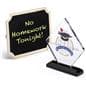 Square diamond recognition trophy with full body printing