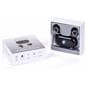 Black promo branded wireless earbuds with gift box for holiday gifting