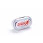 White Custom Logo Branded Earbuds with Hands-Free Controls