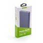 Silver branded power bank with box for holiday gifting