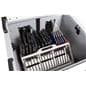 mobile charging cart prewired for USB-C