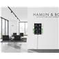 Cell phone charging station in office setting