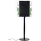 Cell phone charging station with power cord exit located in the back
