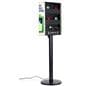 Cell phone charging station with floor standing design