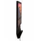 Black wall light box charging station with 40 inch height 
