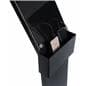 mobile charging station with floor sign holder with long-lasting high quality cords