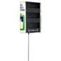 Cell phone charging station with lightning cables, AC plugs, Type C, and USB ports