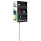 Cell phone charging station with illuminated side panels