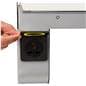Charging station table with universal outlet