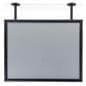 2-post flange ceiling graphic sign hanger for landscape prints