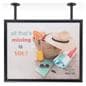 2-post flange ceiling graphic sign hanger for 28" x 22" poster