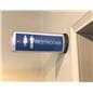 Plastic Display Mounted to Wall