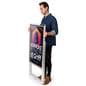 LED sandwich board with convenient portability
