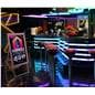 LED sandwich board with eye-catching illumination