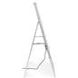 LED sandwich board with sleek folding a-frame structure