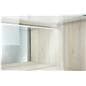 Glass display counter with led lights