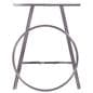 Round clothing rack with collapsible design