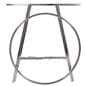 Round clothing rack with collapsible design