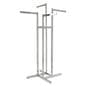 4 way clothing rack with steel frame construction