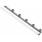 16 Garment Chrome Waterfall Clothing Rack