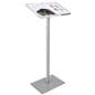 Basic Lectern with Silver Aluminum Post & Base