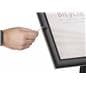 Outdoor Sign Pedestal Snap Frame