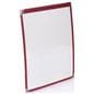 Red 8.5” x 11” Single Panel Wine List Cover Double Sided