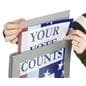 Sign Frames Feature Curved Design For 11" x 17" Posters