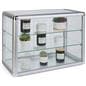 14.0 inch x 27.0 inch aluminum frame glass counter showcase