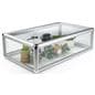 9 inch tall aluminum countertop showcase