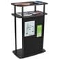 Exhibit Counter With Hook and Loop Panel, 26.125" x 40.75"