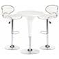 Trade Show Furniture and Graphics Set, White & Chrome Seating